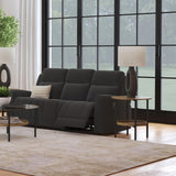 Brentwood Upholstered Motion Reclining Sofa Dark Charcoal - Tampa Furniture Outlet