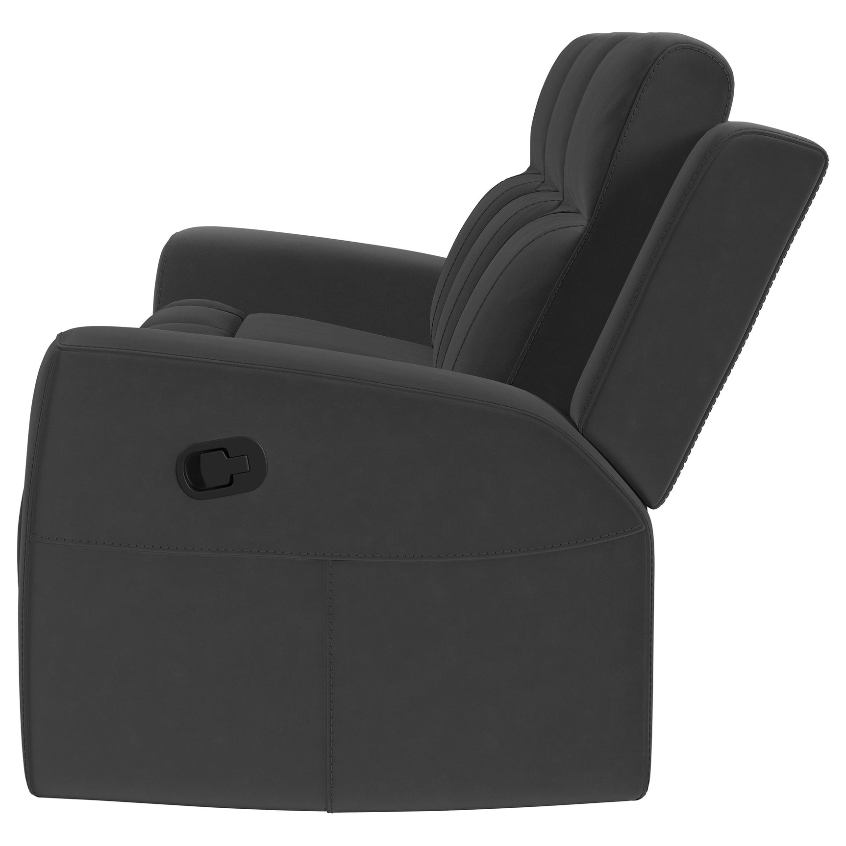 Brentwood Upholstered Motion Reclining Sofa Dark Charcoal - Tampa Furniture Outlet