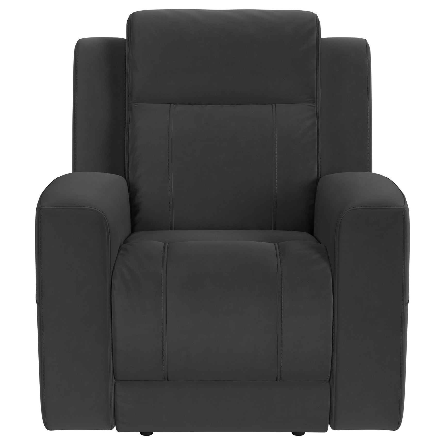 Brentwood Upholstered Recliner Chair Dark Charcoal - Tampa Furniture Outlet