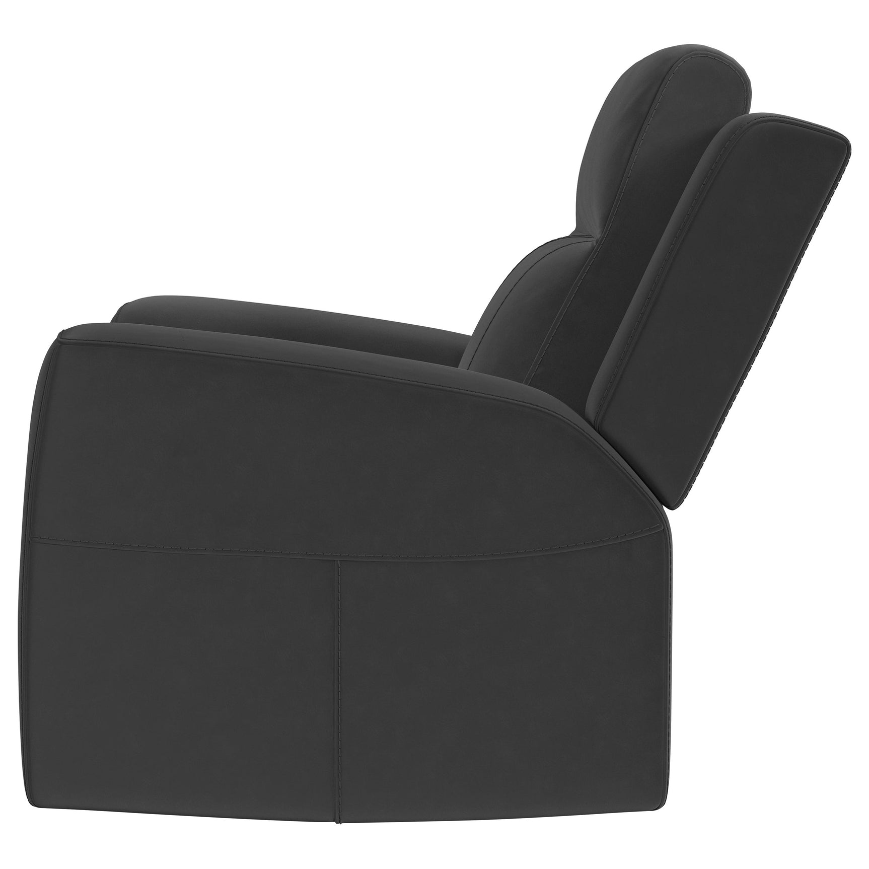 Brentwood Upholstered Recliner Chair Dark Charcoal - Tampa Furniture Outlet