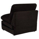 Collins Modular Power Armless Recliner Chocolate Brown