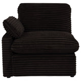 Collins Modular LAF Power Recliner Chocolate Brown
