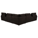 Collins 7-piece Modular Power Reclining Sectional Chocolate Brown
