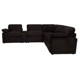 Collins 6-piece Modular Power Reclining Sectional Chocolate Brown