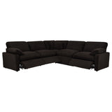 Collins 5-piece Modular Power Reclining Sectional Chocolate Brown