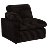 Collins Modular Power Loveseat Chocolate Brown