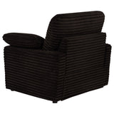 Collins Upholstered Power Recliner Chair Chocolate Brown
