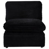 Collins Modular Armless Chair Black