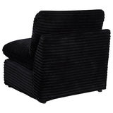 Collins Modular Armless Chair Black