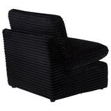 Collins Modular Armless Chair Black