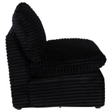 Collins Modular Armless Chair Black