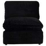 Collins Modular Power Armless Recliner Black