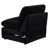 Collins Modular Power Armless Recliner Black