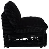 Collins Modular Power Armless Recliner Black
