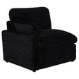 Tampa Furniture Outlet - Coaster - Collins Modular LAF Power Recliner Black - 610360LRP