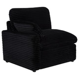 Tampa Furniture Outlet - Coaster - Collins Modular LAF Power Recliner Black - 610360LRP