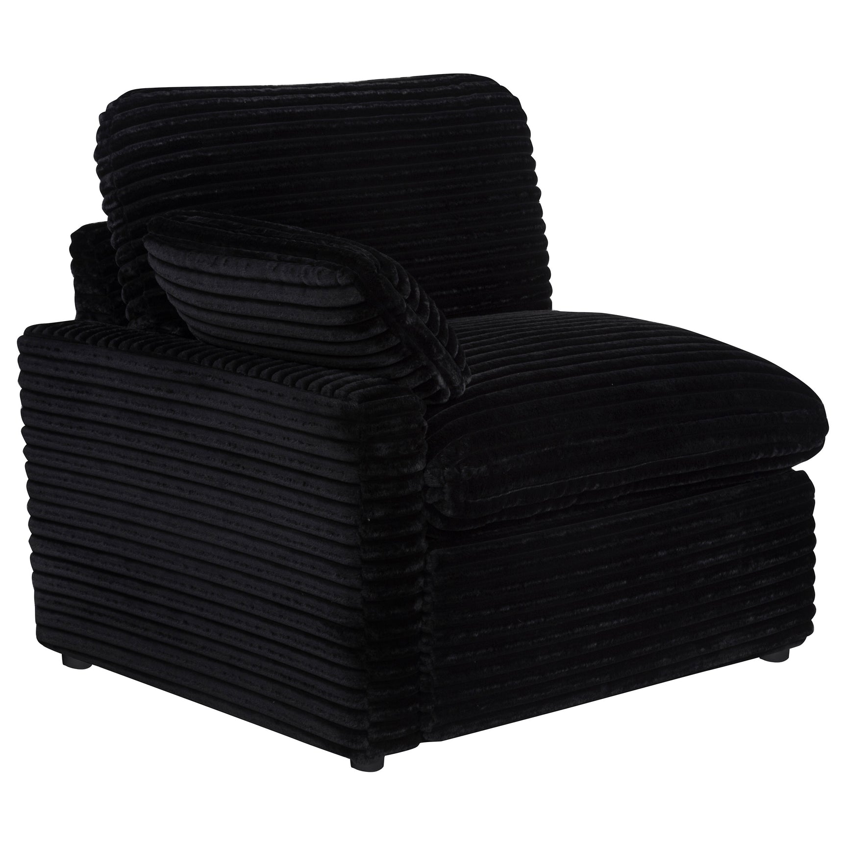 Tampa Furniture Outlet - Coaster - Collins Modular LAF Power Recliner Black - 610360LRP