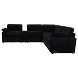 Collins 6-piece Modular Power Reclining Sectional Black