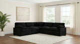 Tampa Furniture Outlet - Coaster - Collins 5-piece Modular Power Reclining Sectional Black - 610360P