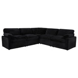 Collins 5-piece Modular Power Reclining Sectional Black