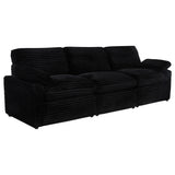 Tampa Furniture Outlet - Coaster - Collins Modular Power Sofa Black - 610361P