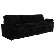 Tampa Furniture Outlet - Coaster - Collins Modular Power Sofa Black - 610361P