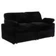 Tampa Furniture Outlet - Coaster - Collins Modular Power Loveseat Black - 610362P