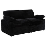 Tampa Furniture Outlet - Coaster - Collins Modular Power Loveseat Black - 610362P