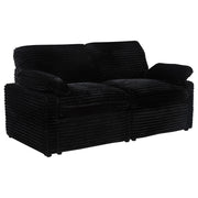 Tampa Furniture Outlet - Coaster - Collins Modular Power Loveseat Black - 610362P