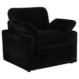 Tampa Furniture Outlet - Coaster - Collins Upholstered Power Recliner Chair Black - 610363P