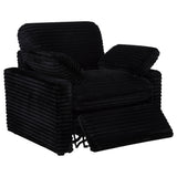 Collins Upholstered Power Recliner Chair Black