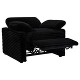 Collins Upholstered Power Recliner Chair Black