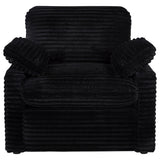 Collins Upholstered Power Recliner Chair Black