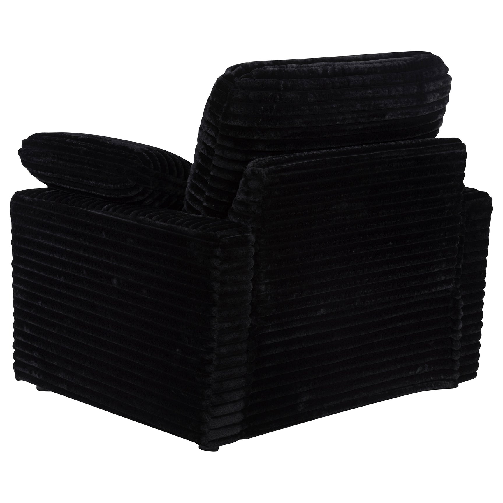 Collins Upholstered Power Recliner Chair Black