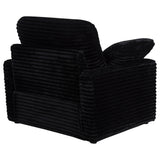 Collins Upholstered Power Recliner Chair Black
