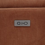 Adler Upholstered Power Swivel Glider Recliner Rust