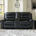 Tampa Furniture Outlet - Ashley Furniture - Warlin Living Room - PWR REC Sofa with ADJ Headrest / Black - 6110515