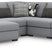Tampa Furniture Outlet - Ashley Furniture - Bealton Sectional - RAF 5-Piece Sectional with Chaise / Salt and Pepper - 61305S8