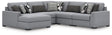 Tampa Furniture Outlet - Ashley Furniture - Bealton Sectional - RAF 5-Piece Sectional with Chaise / Salt and Pepper - 61305S8