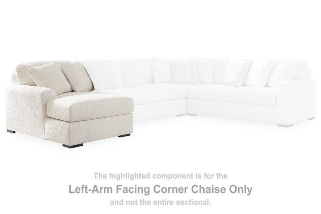 Tampa Furniture Outlet - Ashley Furniture - Chessington Sectional - LAF 3-Piece Sectional / Ivory - 61904S5