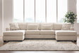 Tampa Furniture Outlet - Ashley Furniture - Mandi Point Sectional - RAF 3-Piece Double Chaise Sectional - 62606S7