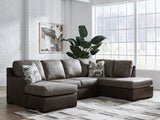 Tampa Furniture Outlet - Ashley Furniture - Castille Way Sectional - LAF 2-Piece Sectional with Chaise / Fossil - PC62703S2