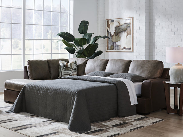 Tampa Furniture Outlet - Ashley Furniture - Castille Way Sectional - RAF 2-Piece Sleeper Sectional with Chaise - PC62703S4