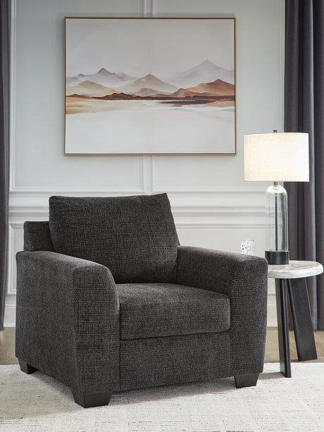 Tampa Furniture Outlet - Ashley Furniture - Loreo Living Room - Chair / Ebony - 6310120