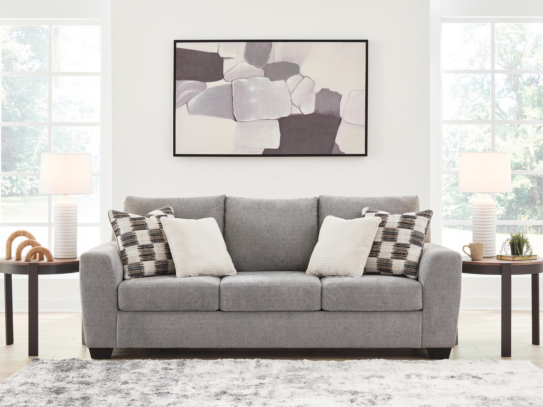 Tampa Furniture Outlet - Ashley Furniture - Loreo Living Room - Sofa / Flint - 6310338