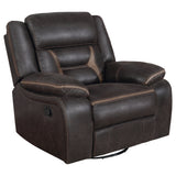 Greer 3-piece Upholstered Reclining Sofa Set Brown - Tampa Furniture Outlet