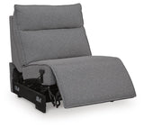 Modmax II 7-Piece Power Reclining Sectional with Audio Consoles - Tampa Furniture Outlet