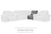 Tampa Furniture Outlet - Ashley Furniture - ModMax II Sectional - Armless Chair / Salt and Pepper - 6590646