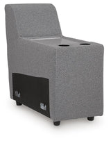Modmax II 7-Piece Power Reclining Sectional with Audio Consoles - Tampa Furniture Outlet
