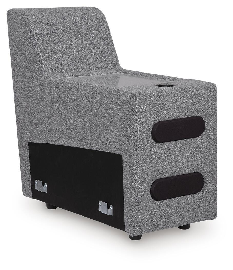 Modmax II 7-Piece Power Reclining Sectional with Audio Consoles - Tampa Furniture Outlet